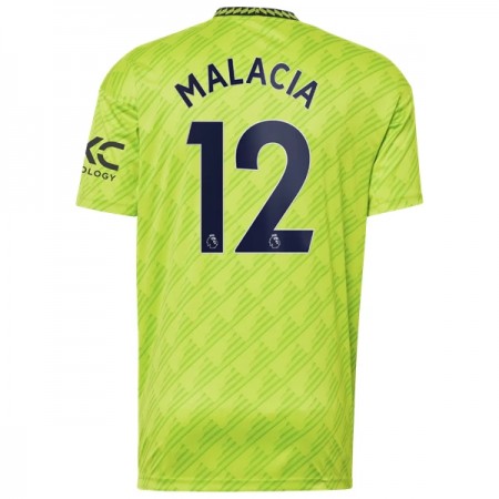 Jalkapallo Pelipaidat/Peliasut Manchester United Malacia 12 Kolmaspelipaita 2022-23